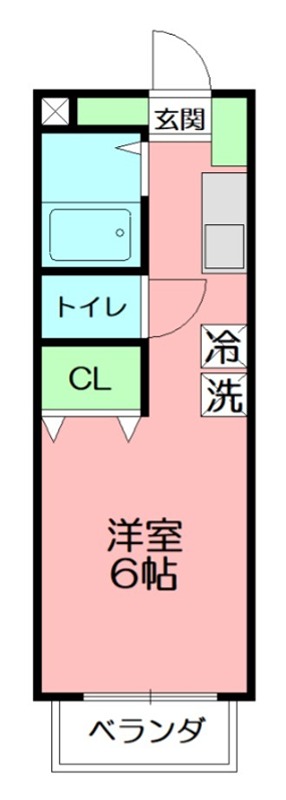 ファーストシティ六会の間取り