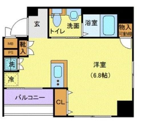 ガリシア日本橋水天宮IIの間取り