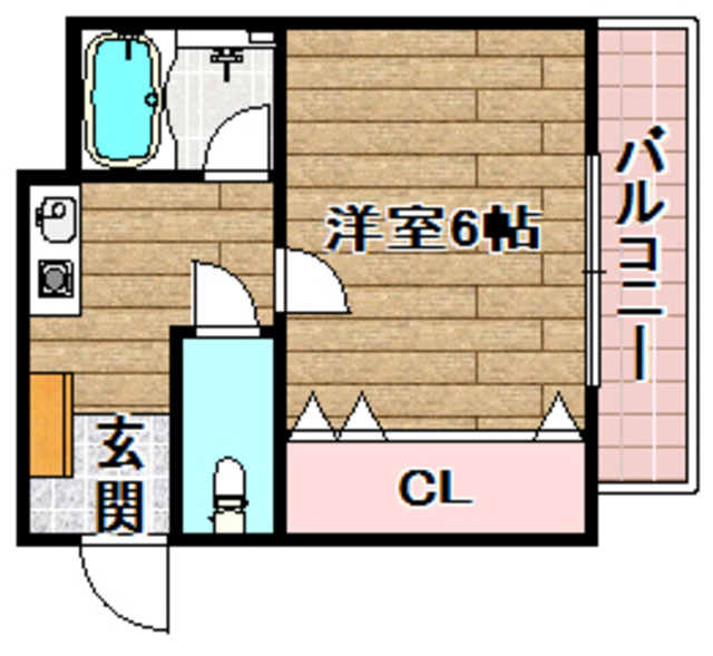 保田マンションの間取り