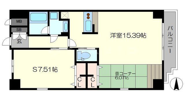 プレジオ本町の間取り