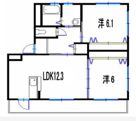 バンプロピスIIIの間取り