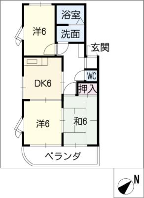 ベルテ新栄の間取り