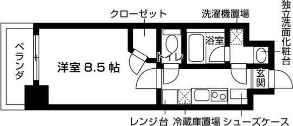 名古屋市昭和区藤成通のマンションの間取り