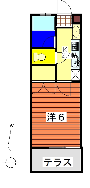 オークスプラザ蓮田の間取り