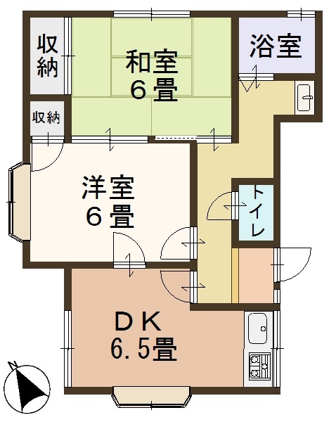 ハイツスガハラの間取り