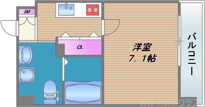 【JPレジデンス大阪城東IIの間取り】