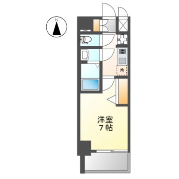 エステムコート名古屋グロースの間取り