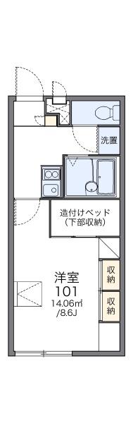 レオパレスグランシャリオの間取り