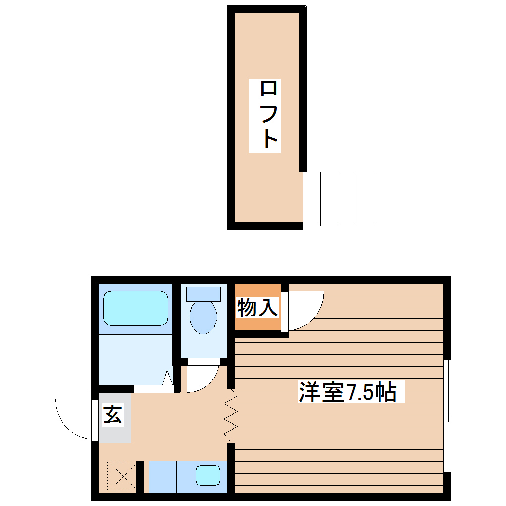 サニーライフ緑ヶ丘第一の間取り