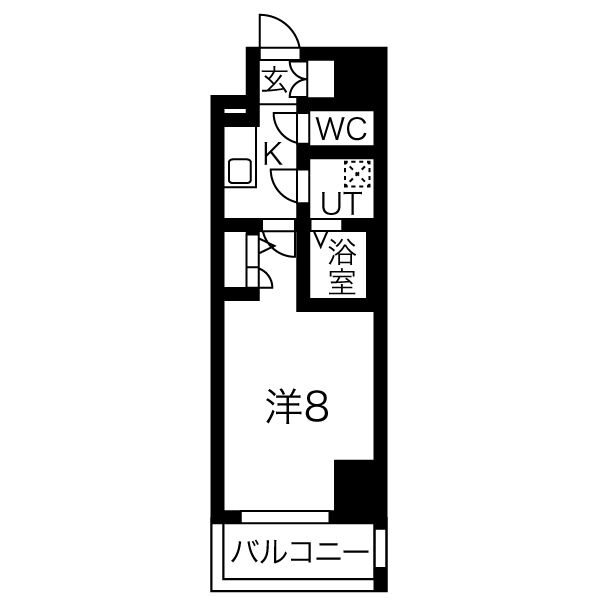 名古屋市東区泉のマンションの間取り