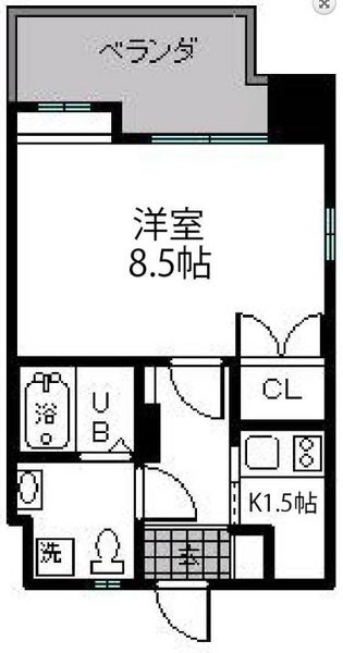 エミリエ博多の間取り