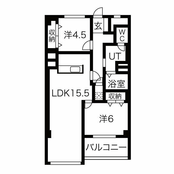 ヴィラ札幌の間取り