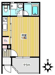 板橋区幸町のマンションの間取り