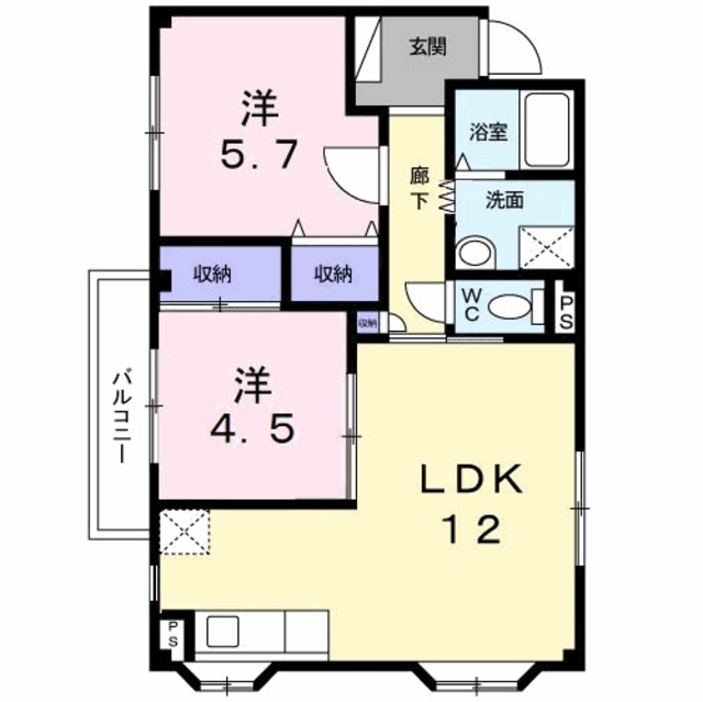 コ－ポ阪和の間取り