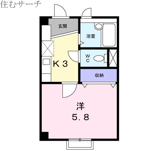 シャルマンフラットの間取り