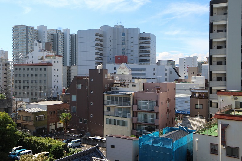 【広島市中区東白島町のマンションの眺望】