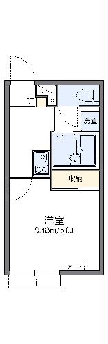 レオパレスボンマルシェ山科の間取り