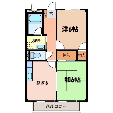 ファインビュー常念の間取り