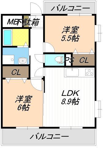 ベルドミールの間取り
