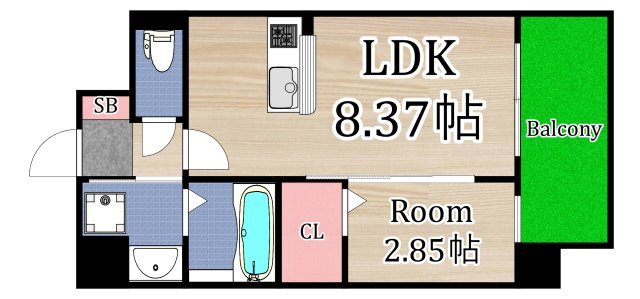 LiveCasa関目の間取り