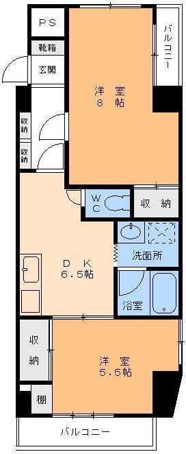 ライブタウン鉄砲町の間取り