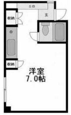 芦屋市西芦屋町のマンションの間取り