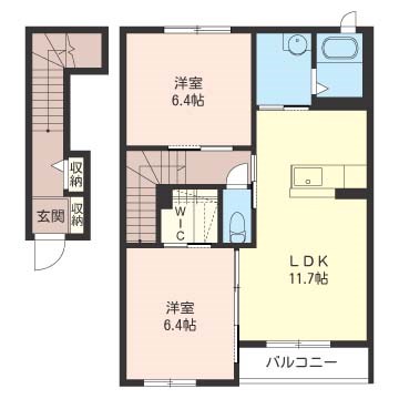 ヴェルジェ西町の間取り