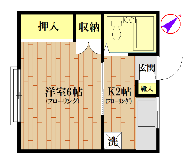 コーポグリーンパークの間取り