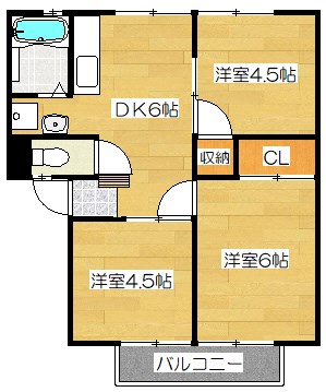 石坂ハイツの間取り