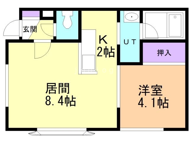 フジハイムの間取り