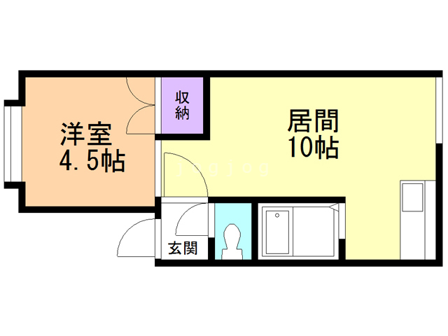 アパートメント・ワキザカの間取り