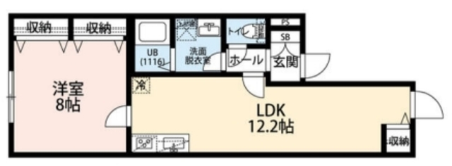 【エクセラン池袋本町の間取り】