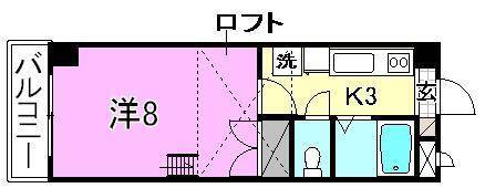 ステューディオ ツキヤマの間取り