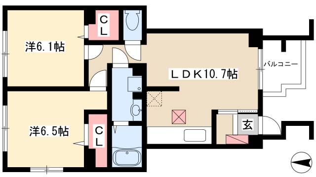 サングレイス港の間取り