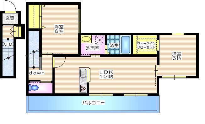 サニーヒルズ戸塚Bの間取り