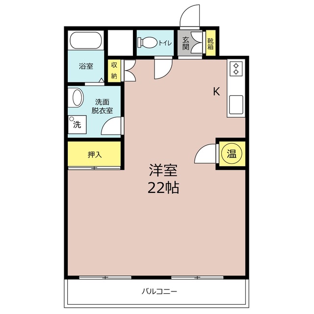 伊勢原市田中のマンションの間取り