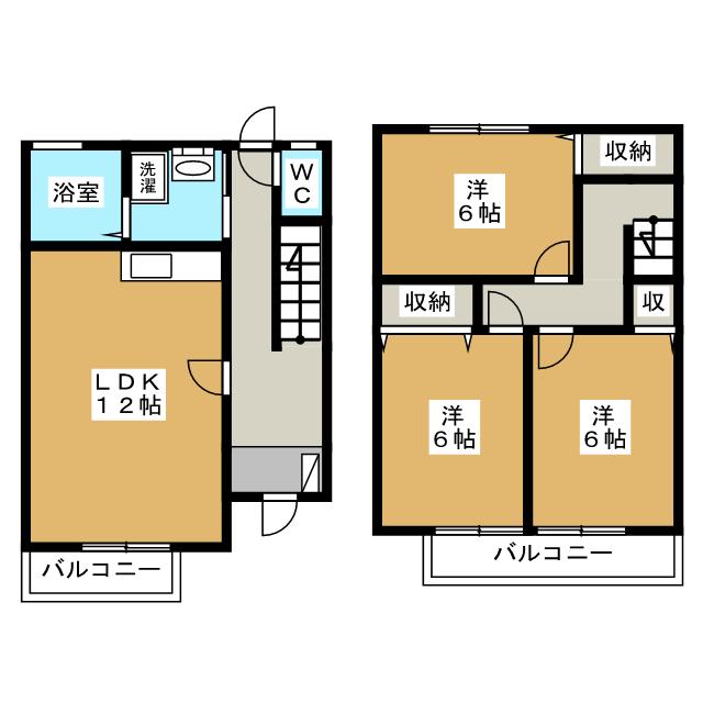 クレールコート壱番館の間取り