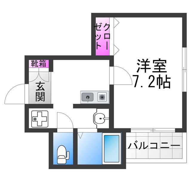 プリンス阿波座の間取り