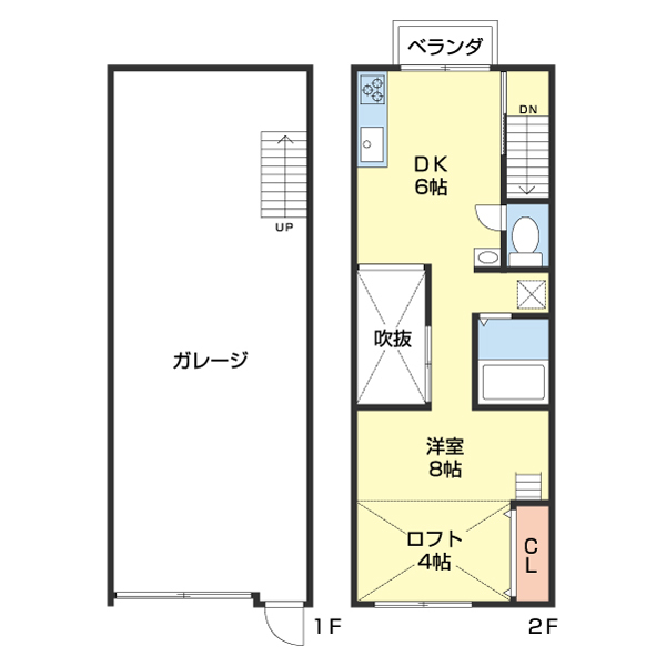 ＧＡＲＡＧＥＨＯＵＳＥ　ＲＥＧＡの間取り