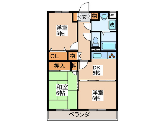 レジェンド成田の間取り