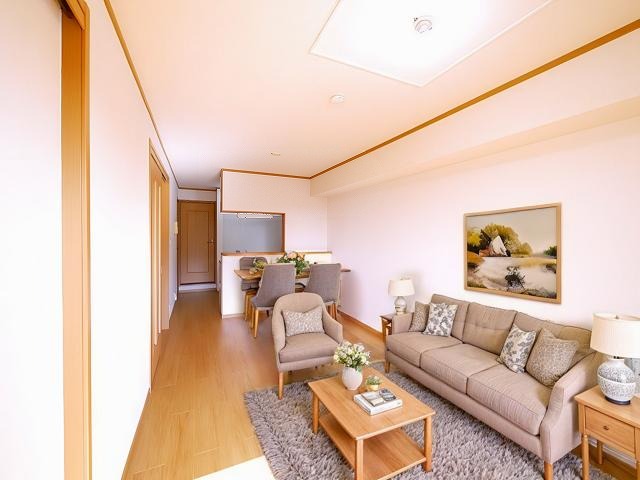 居室・リビング　CGで家具等を配置したもので家具等は含まれません