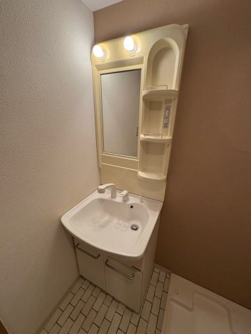 洗面設備　広い洗面スペース