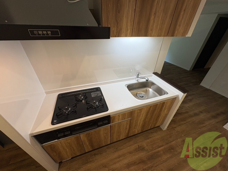 キッチン　システムキッチンなので、すぐお料理に使えます！