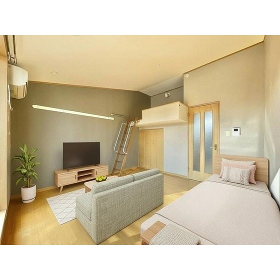 居室・リビング　内装画像はＣＧ加工しており家具・家電・小物は付帯しません