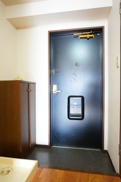 玄関　※補修前の参考画像の為、設備等は現況優先。