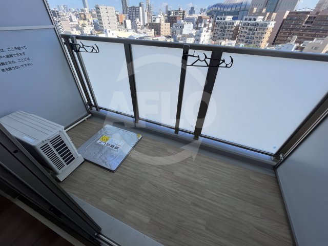バルコニー　プレサンスOSAKA DOMECITYスクエア　バルコニー