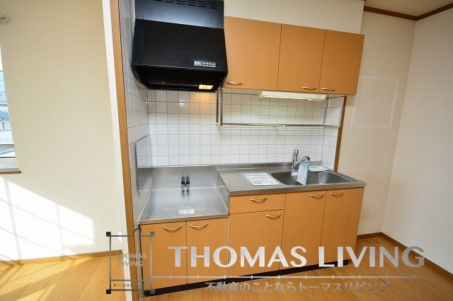 キッチン　コンロ設置可。お好きなコンロを設置下さい。