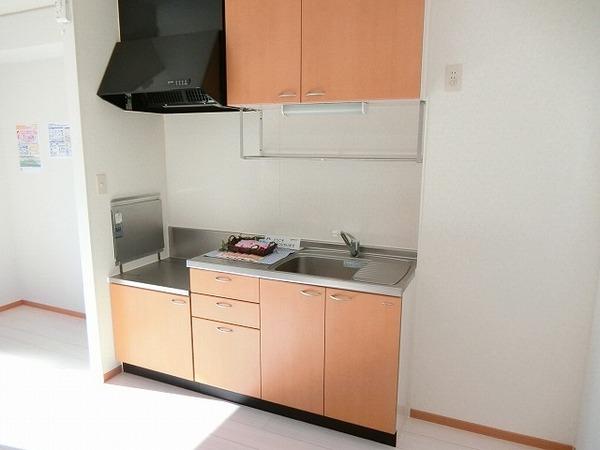 キッチン　ガスコンロ設置可！