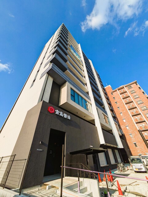 建物外観　建築中の写真になります。