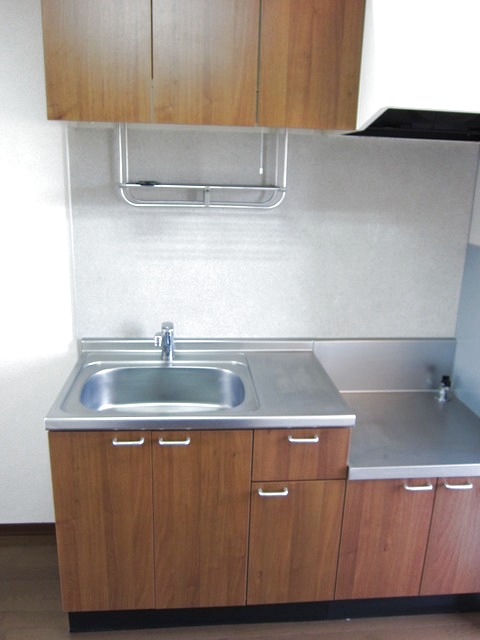 キッチン　上下収納付きでキッチン用品もスッキリ☆